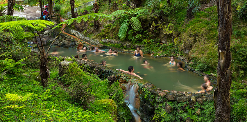 São Miguel Island - Caldeira Velha Thermal Pools