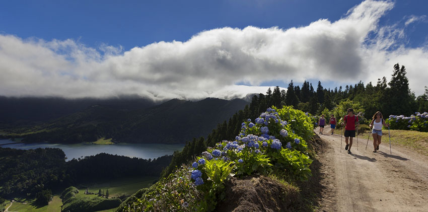 Azores, São Miguel Island - Hiking Sete Cidades Lagoon