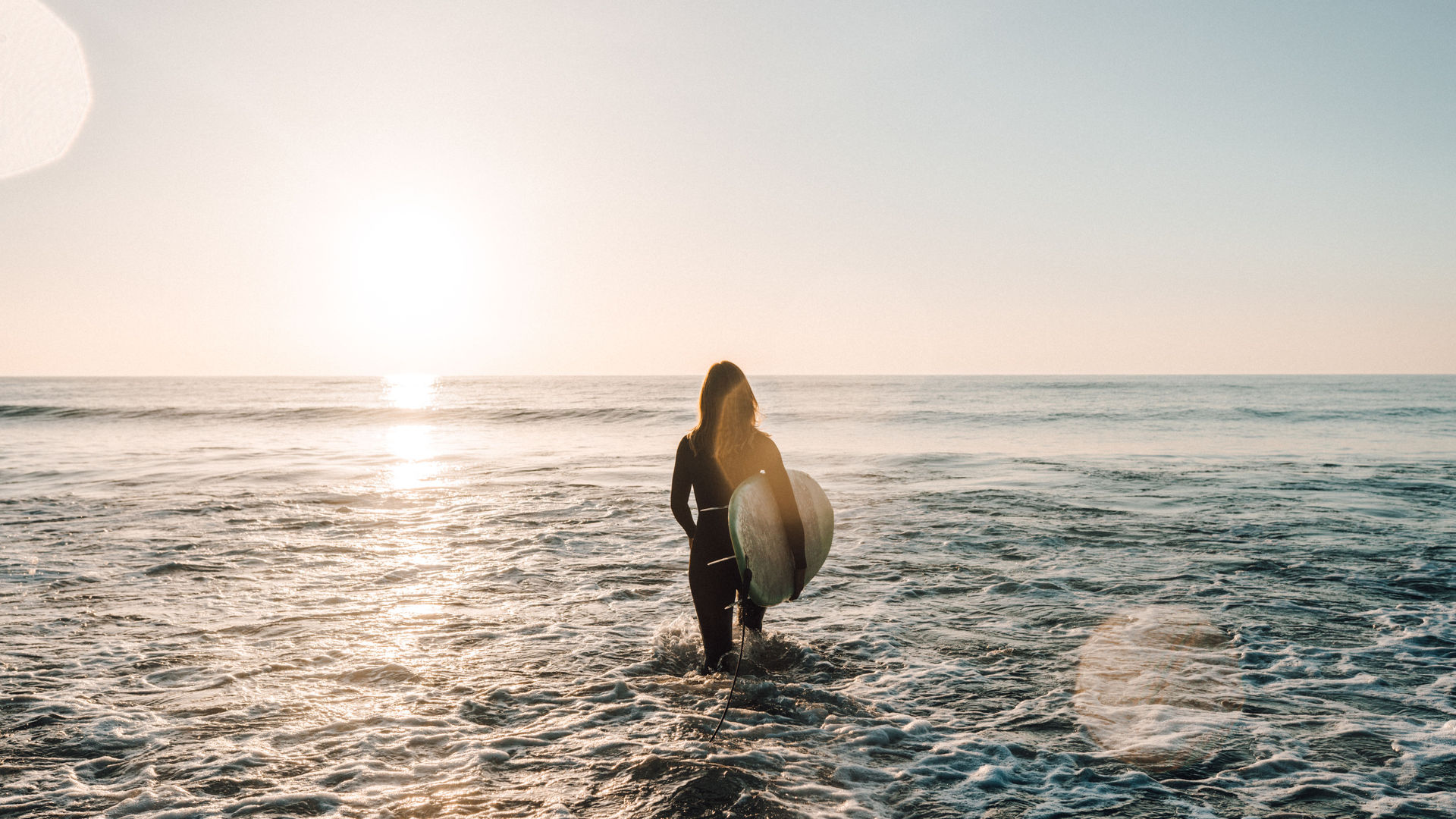 Sunset Surfing in the Algarve