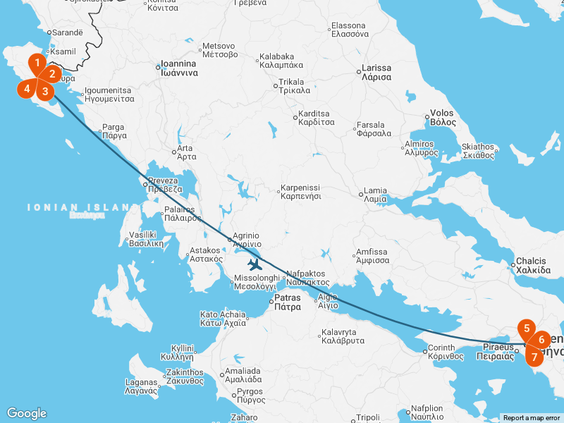 Corfu & Athens: Island Breeze Meets Ancient Streets
