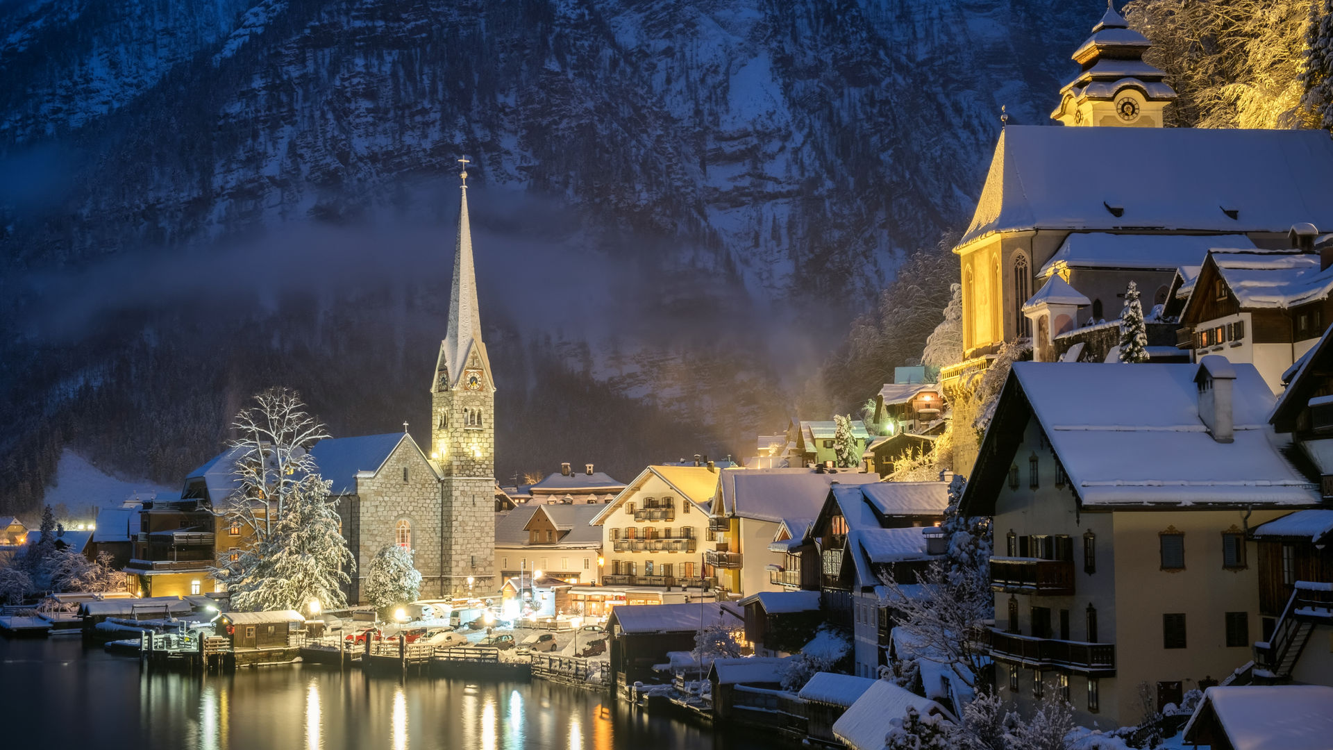 Hallstat village in Austria