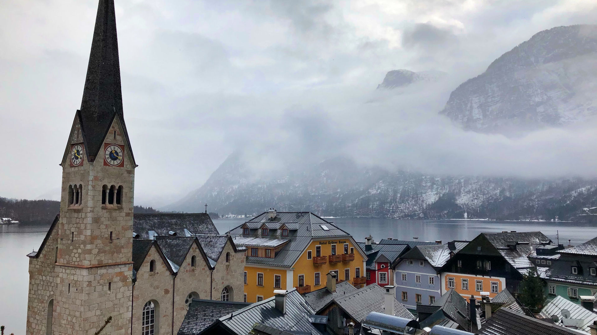 Hallstat village in Austria