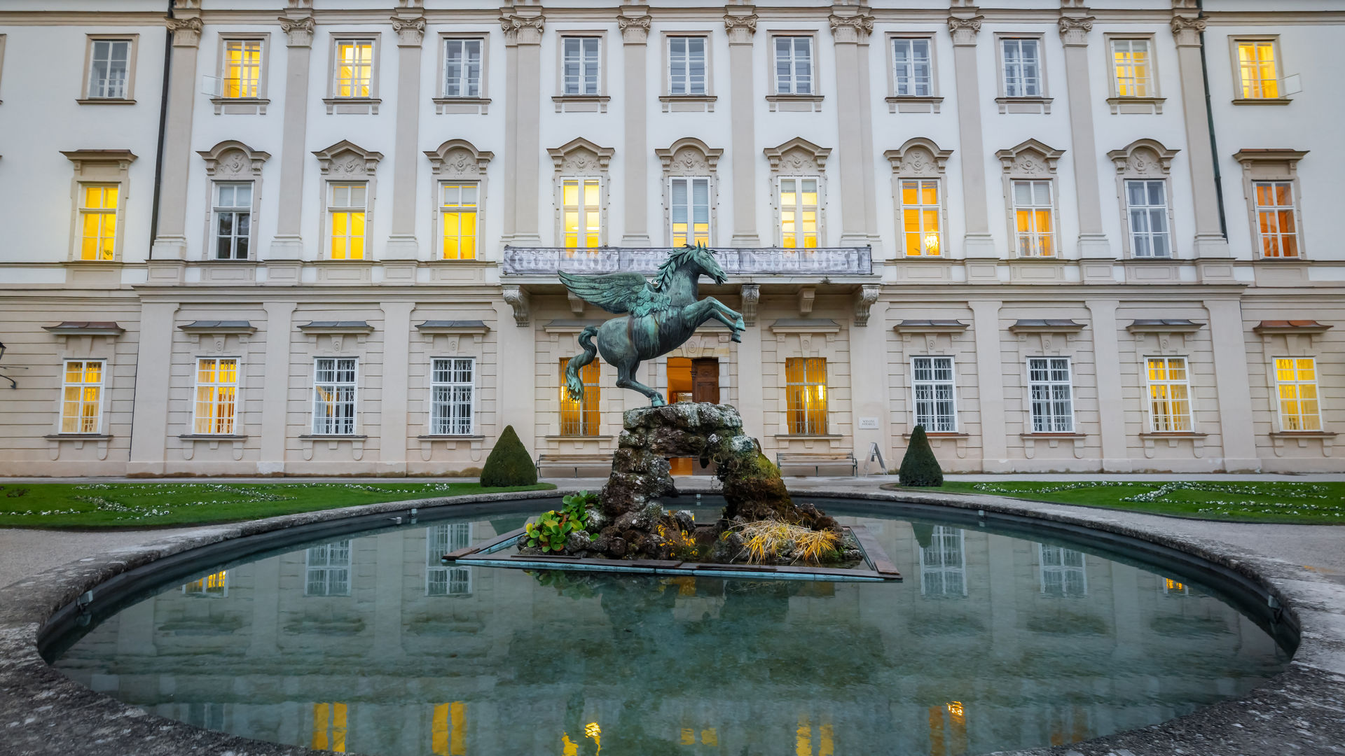 Pegasus Fountain at Mirabell Palace - Salzburg, Austria