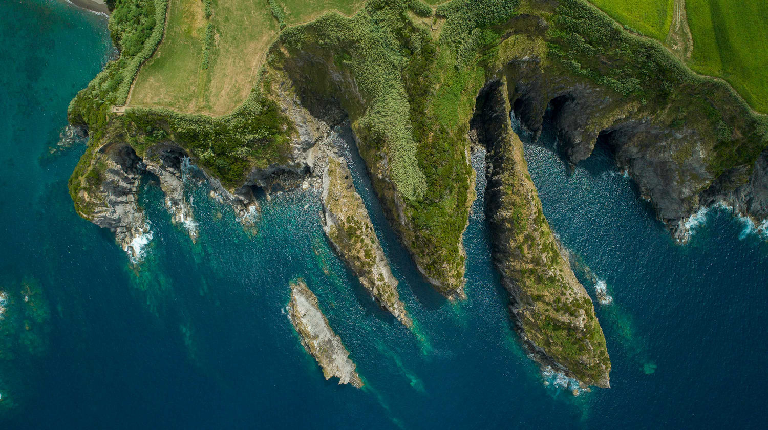 North Coast Aerial View, São Miguel Island