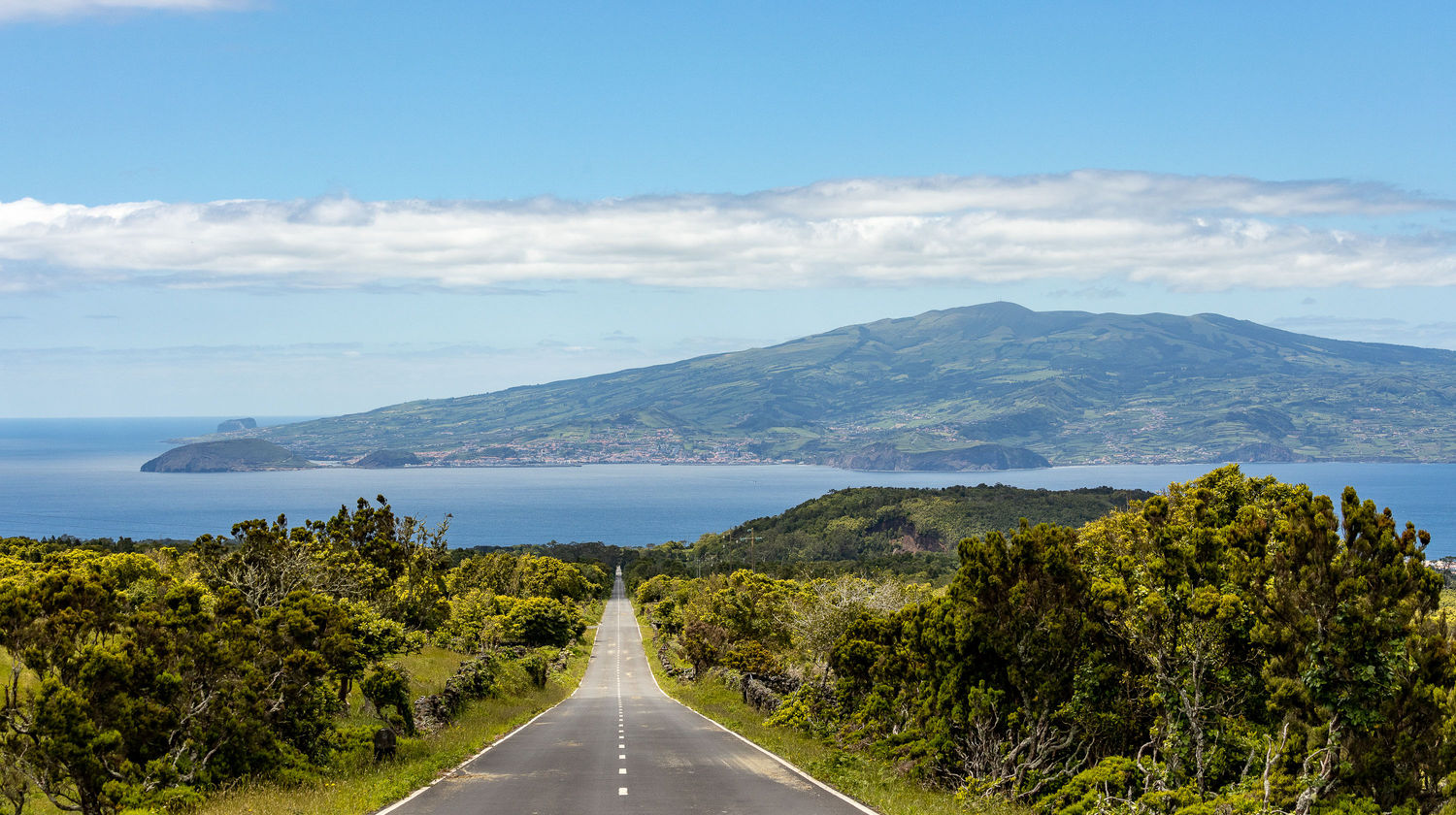 View to Faial Island, Pico Island