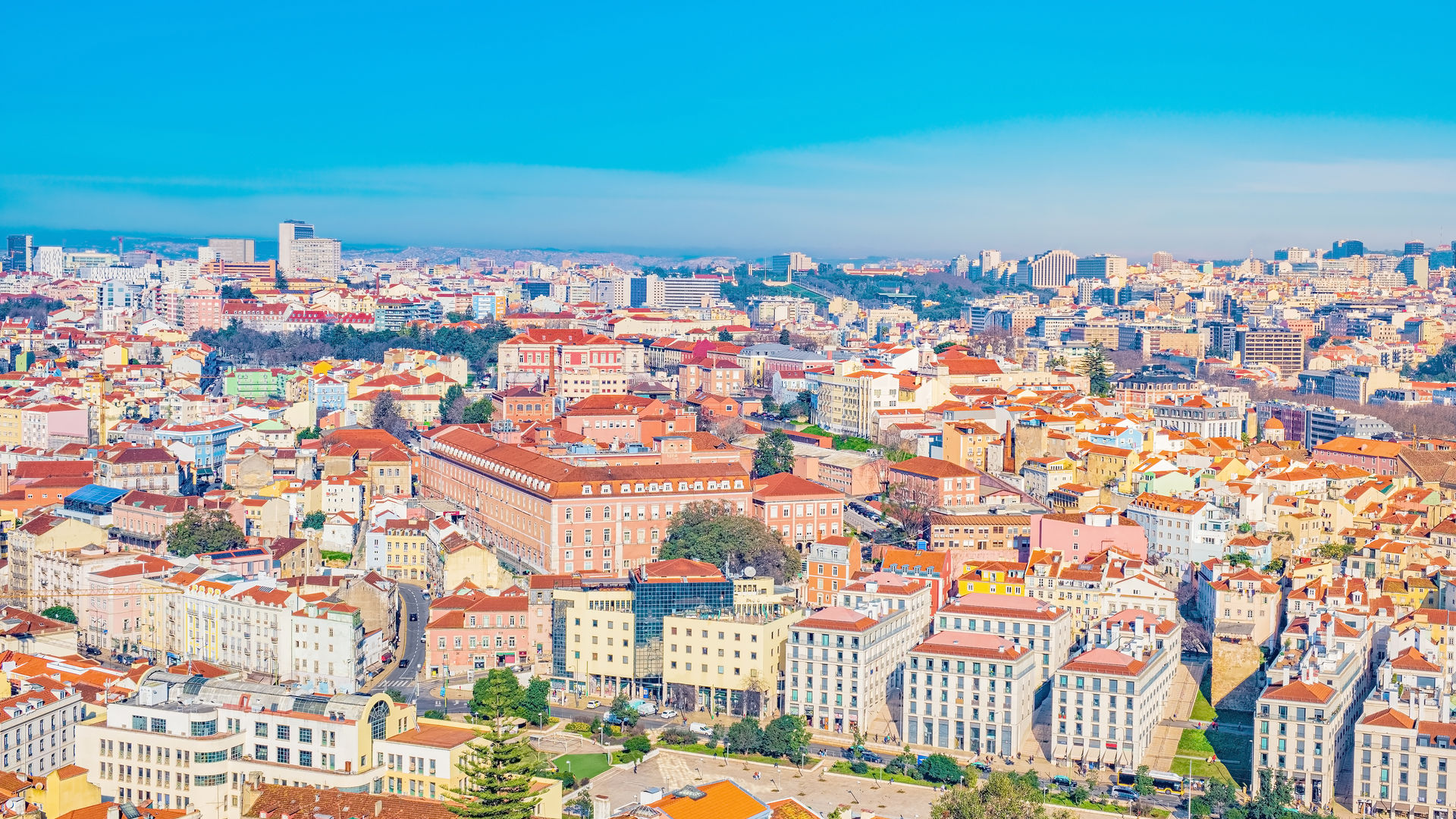 Top View of Lisbon