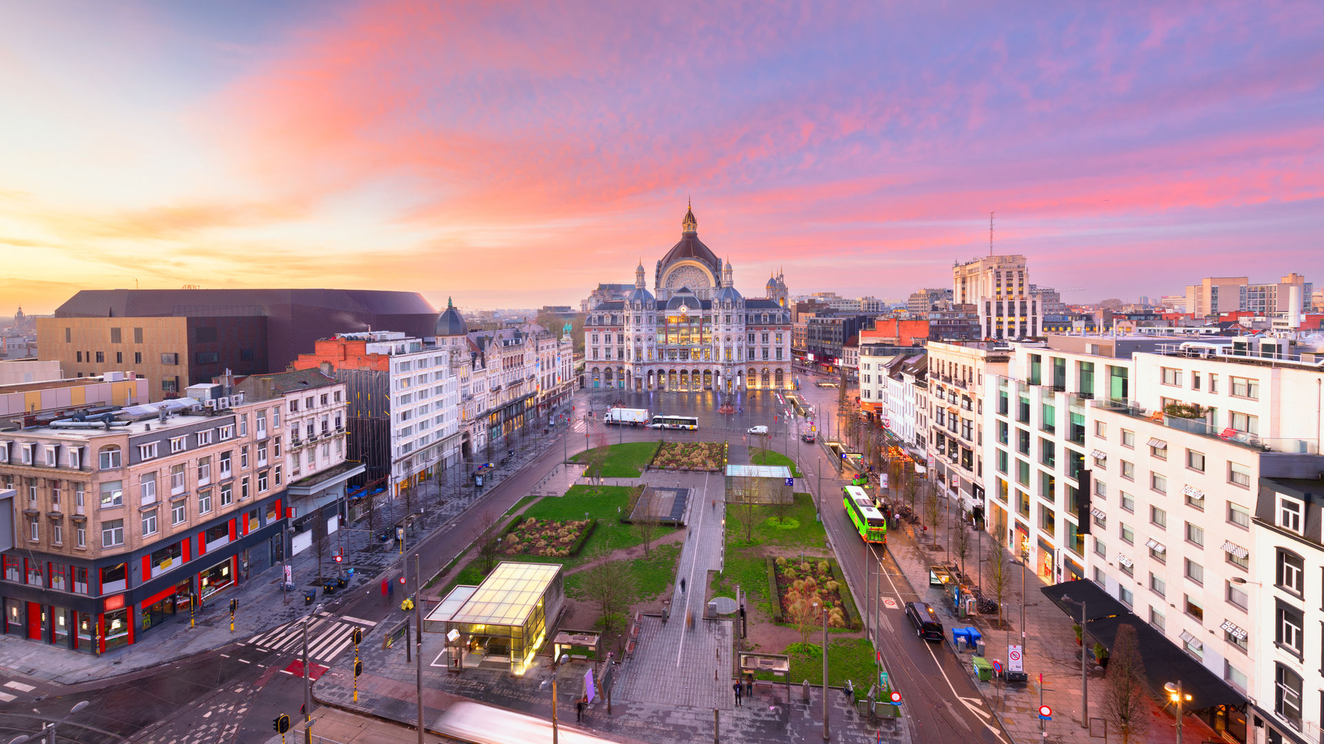 Central Railway Station, Antwerp, Belgium