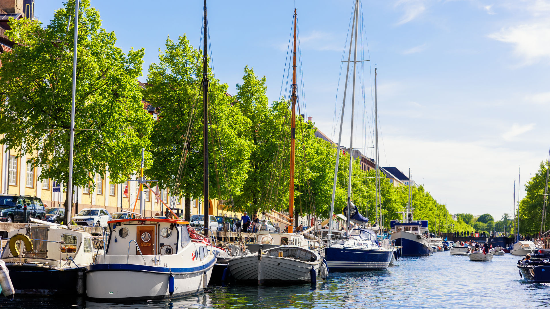 Christianshavn, Copenhagen canal, Denmark
