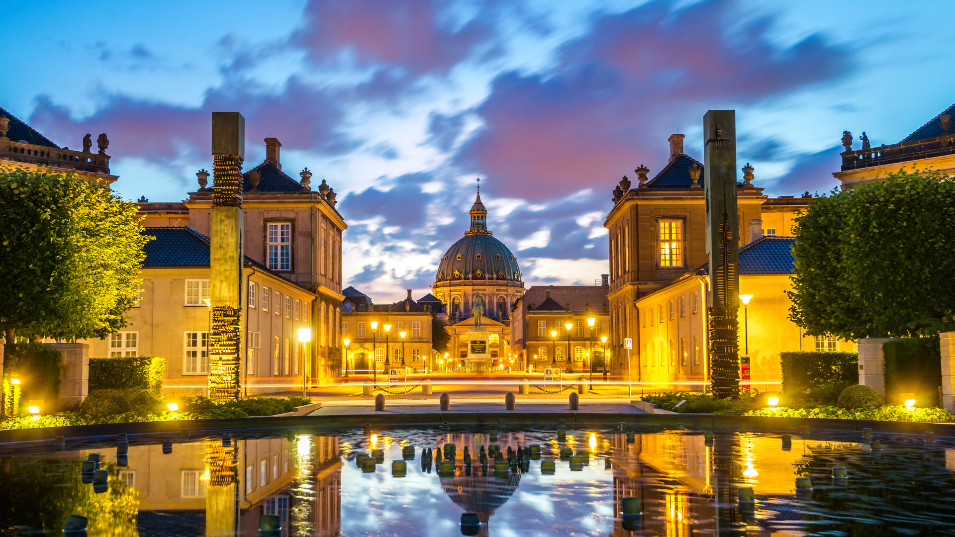 Amalienborg Castle, Copenhagen, Denmark