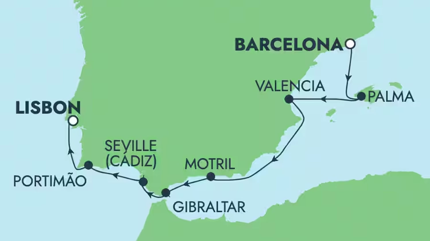<p><strong>Cruise Departure from Barcelona</strong></p>