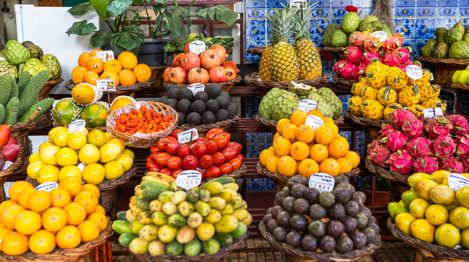 Madeira Island, Portugal (Funchal Market)