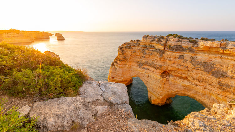 Praia da Marinha at Sunset – Algarve’s Iconic Sea Arches