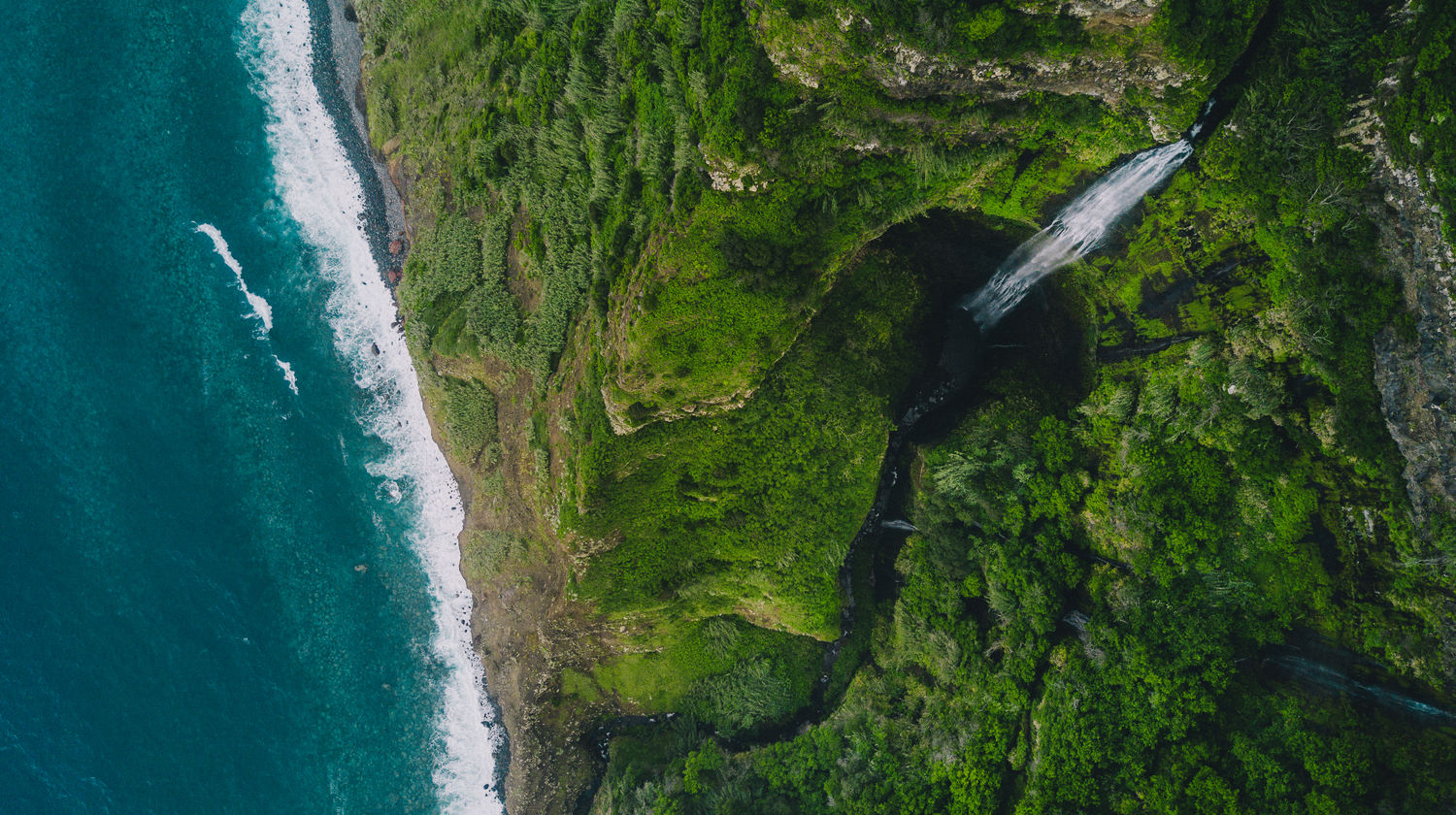 Rocha do Navio Waterfall, Madeira Island