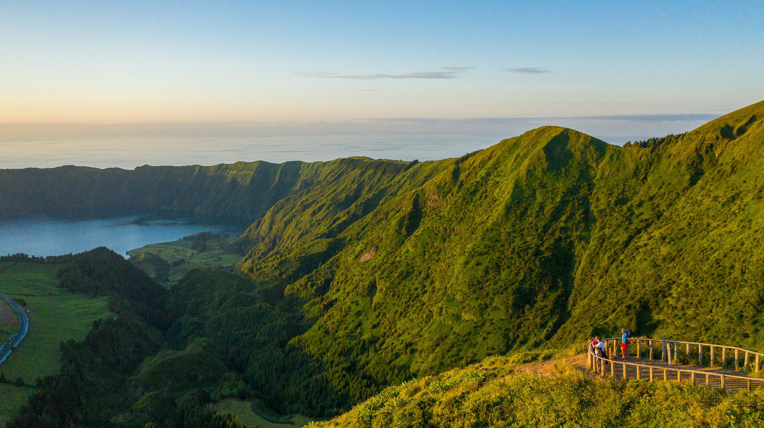 Hiking in São Miguel Island, the Azores, Portugal