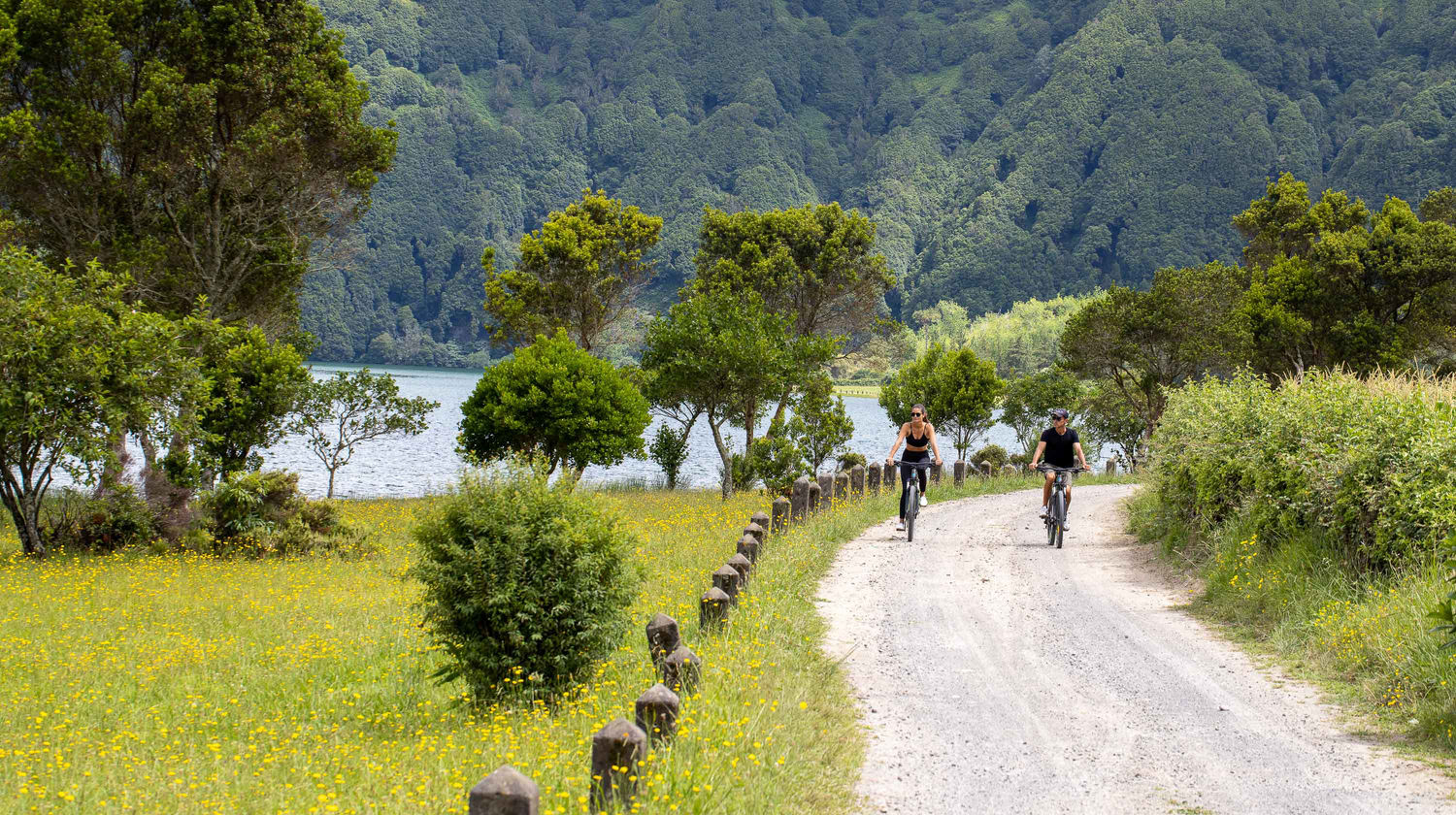 Bike Riding in Sete Cidades, São Miguel Island