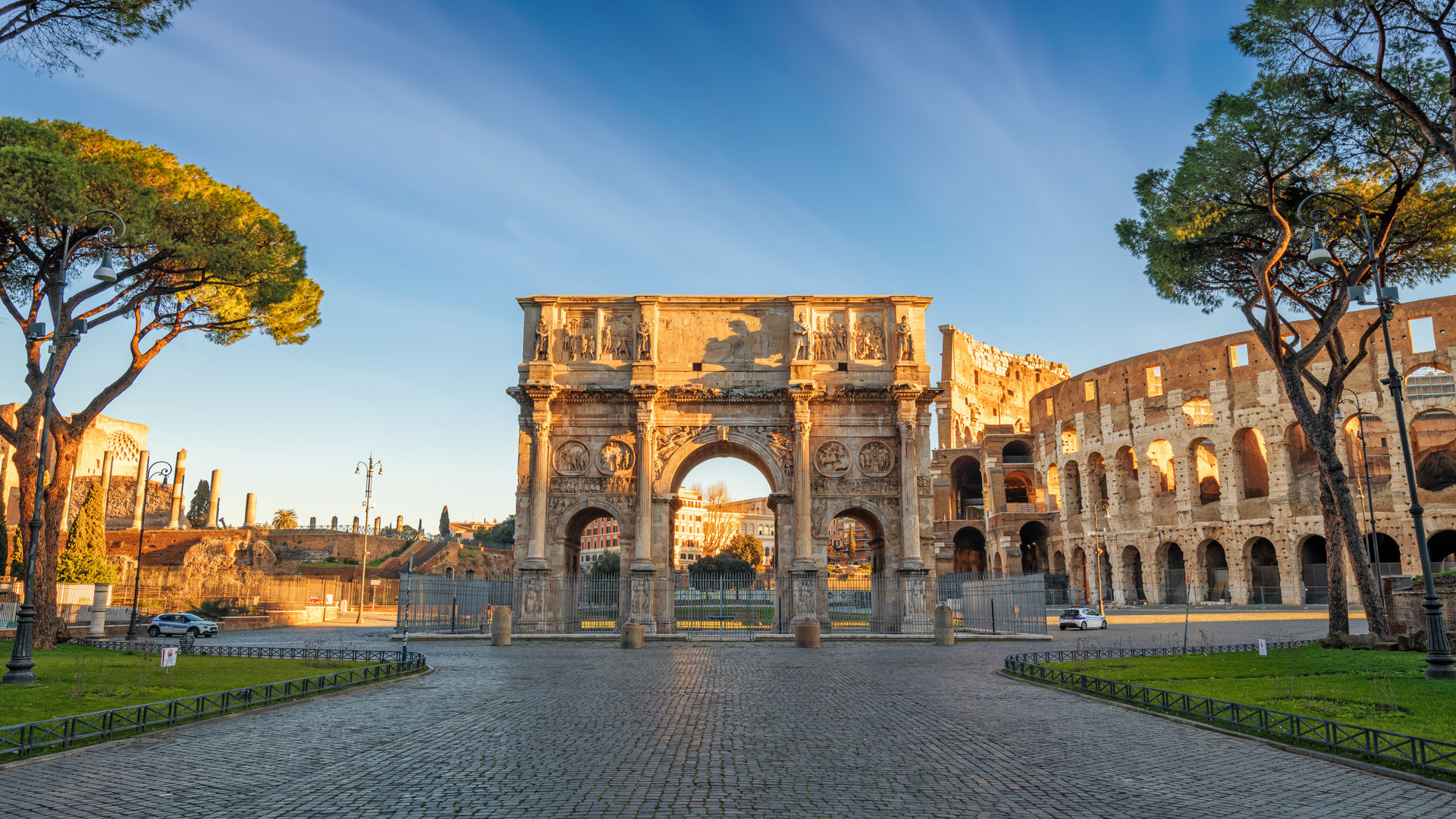 Arch os Constantine, Rome, Italy