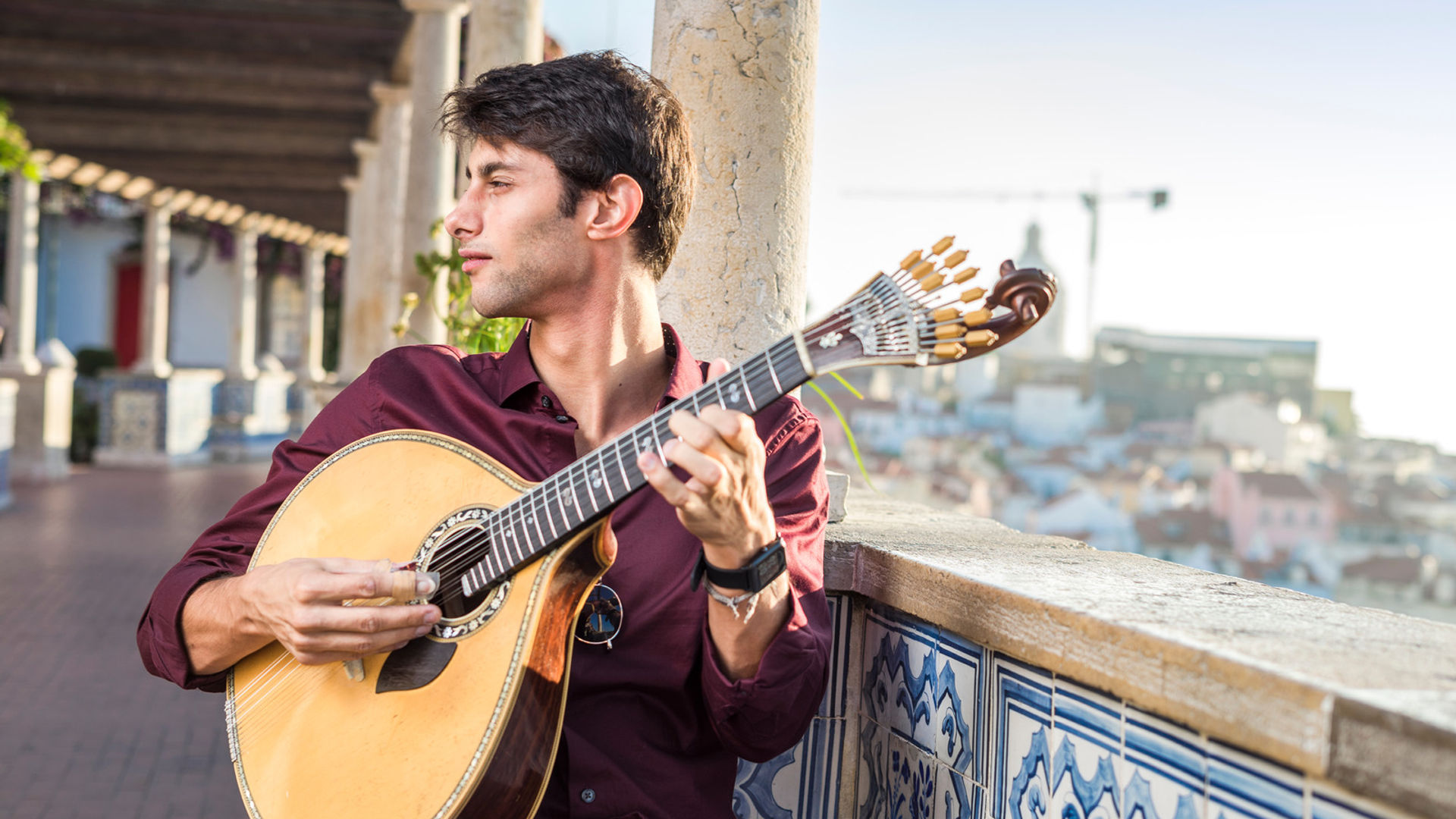 Portuguese Guitar used in Fado, Lisbon