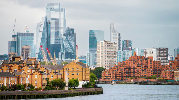 View of London, UK