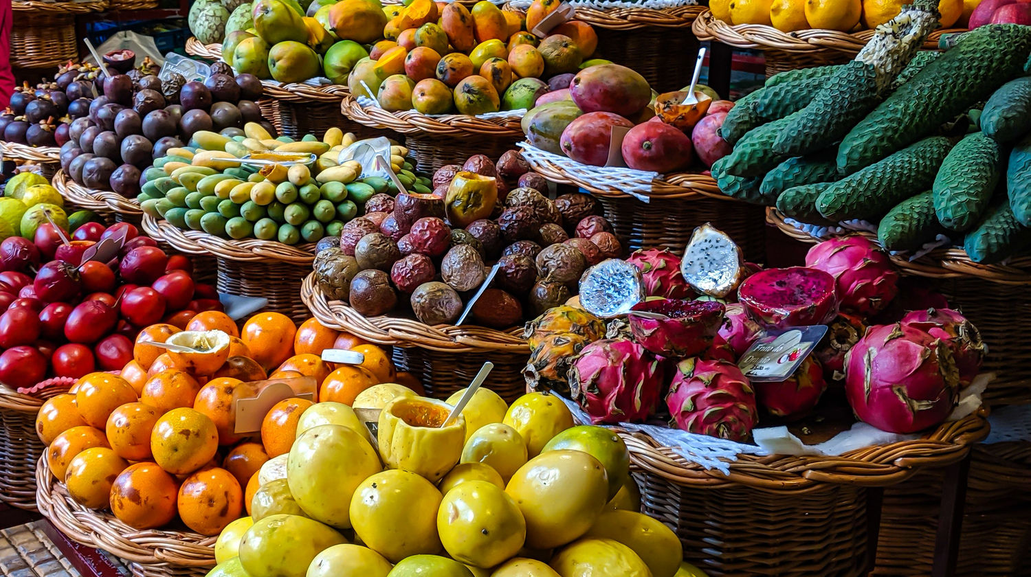 Market in Funchal, Madeira Island