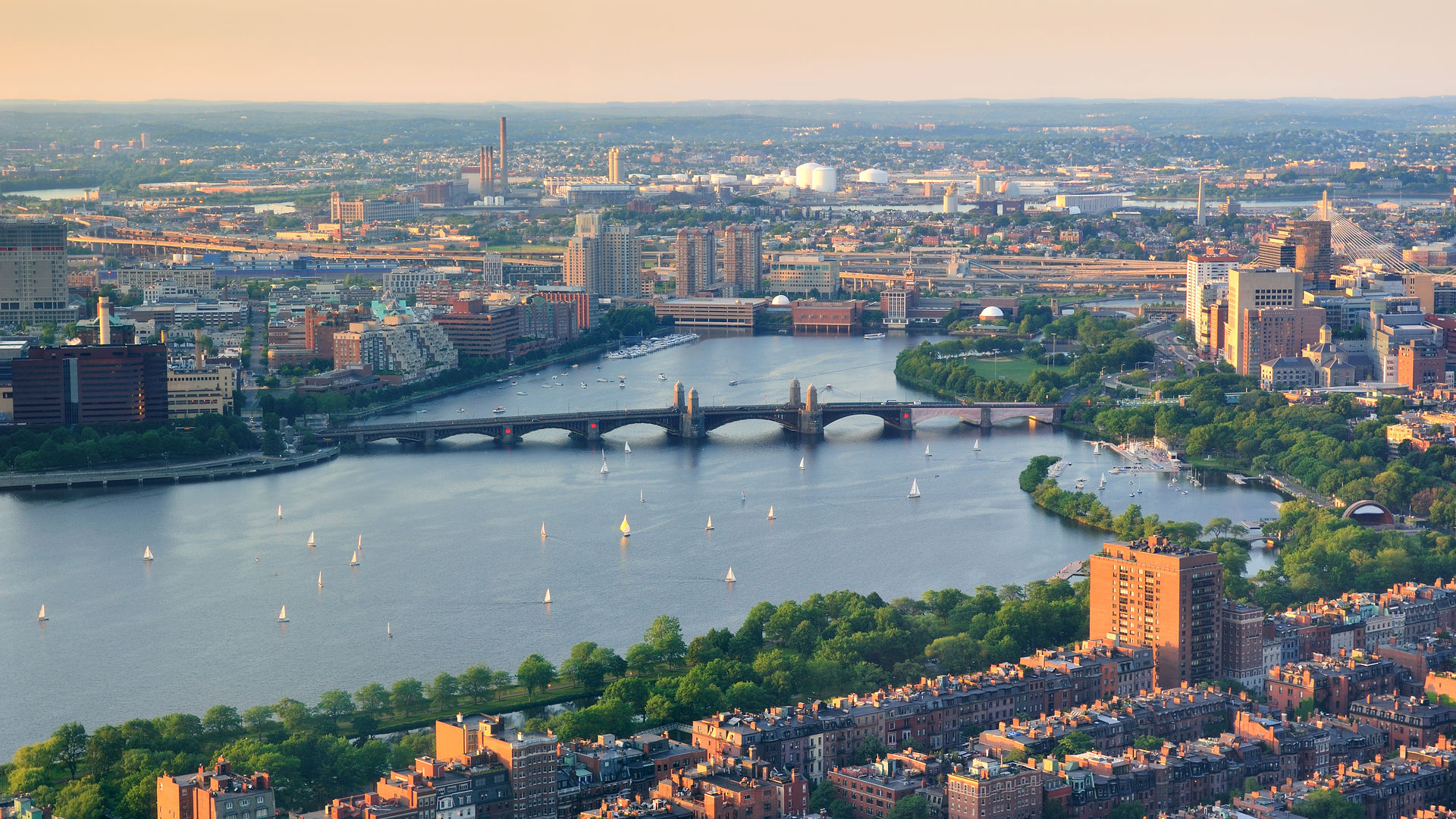 Charles River in Boston, USA