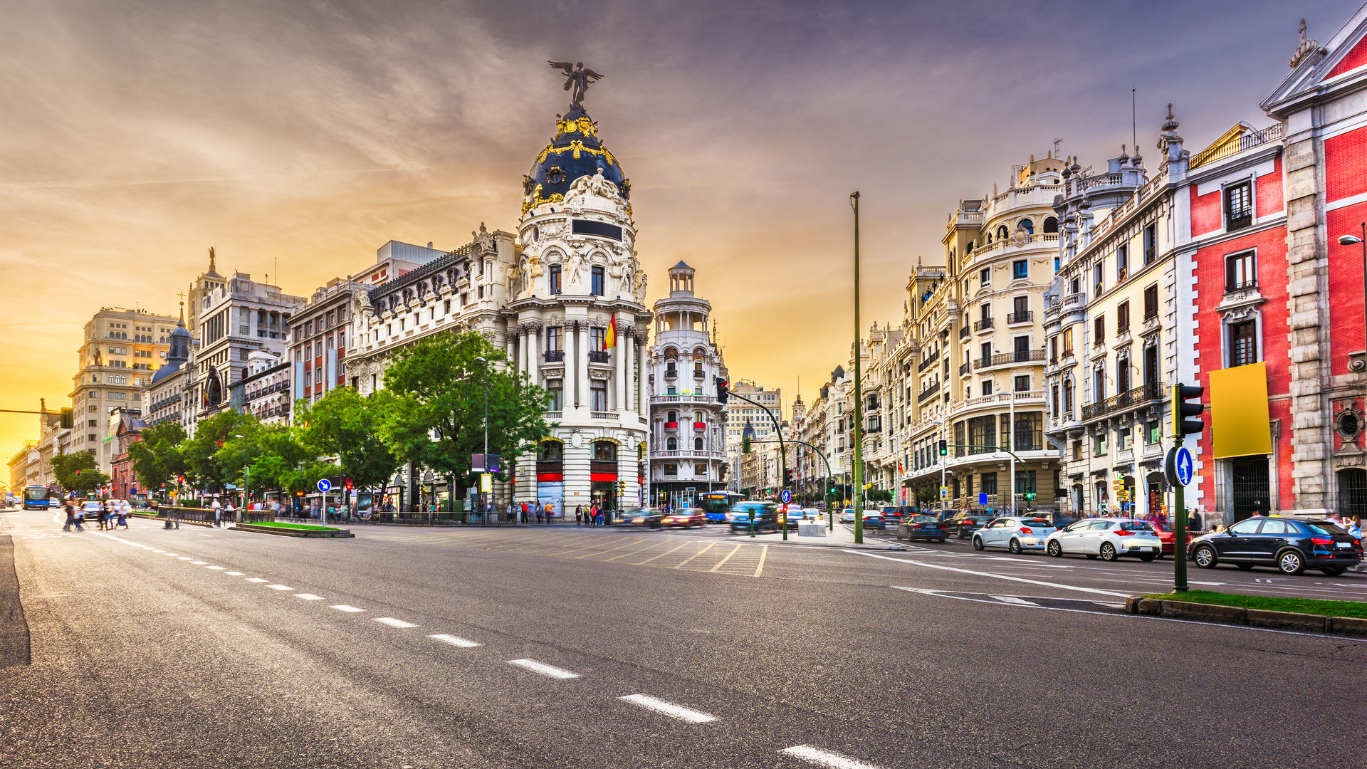 Gran Vía, Madrid, Spain