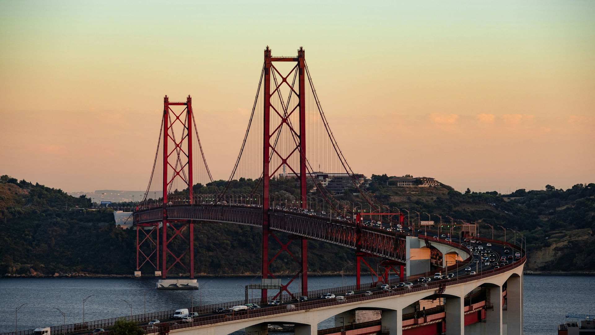 25 de Abril Bridge, Lisbon, Portugal