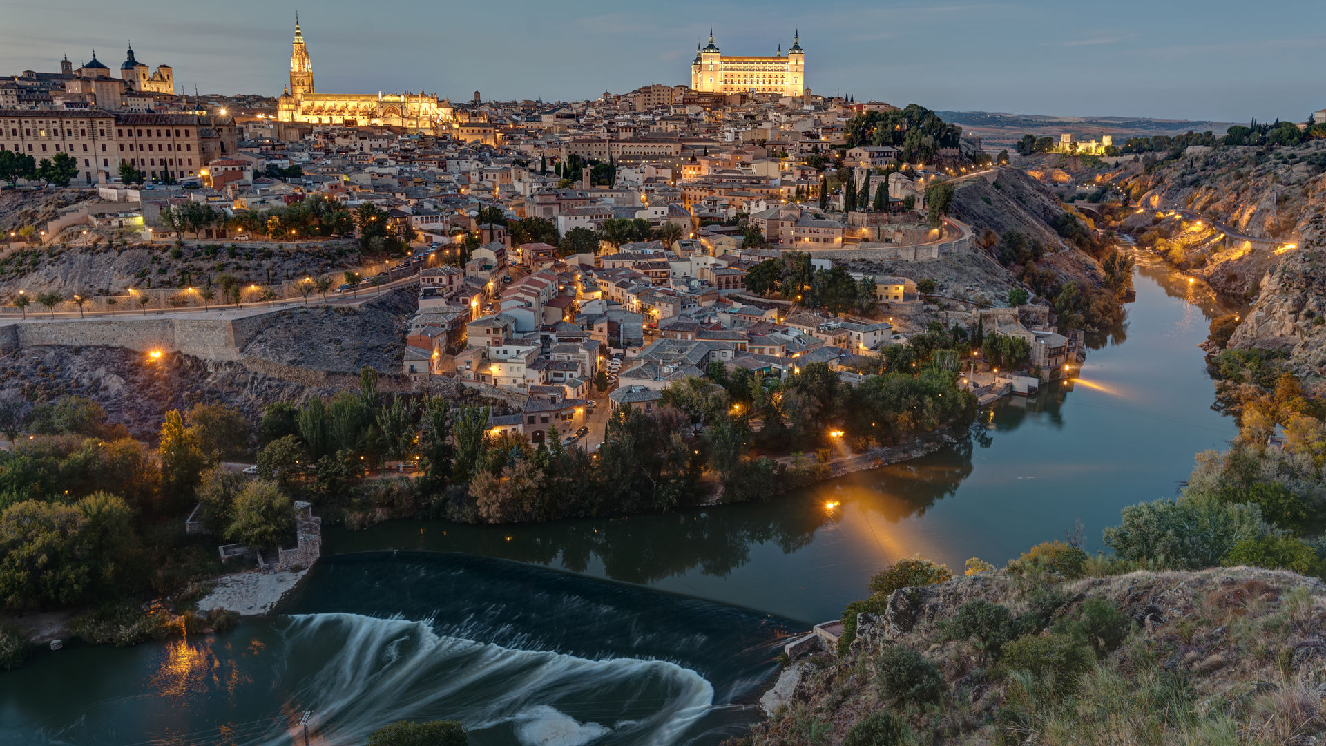 Toledo and Tagus River, Madrid