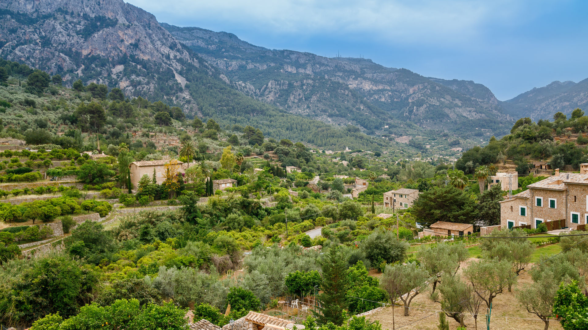 Valley in Tramuntana, Mallorca, Spain