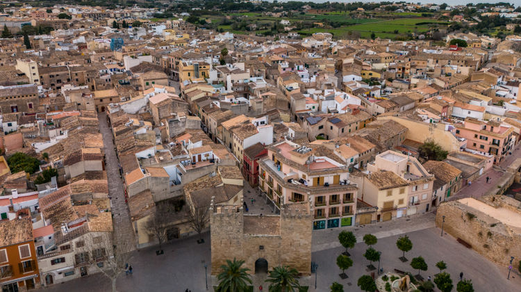View of Alcudia, Mallorca, Spain
