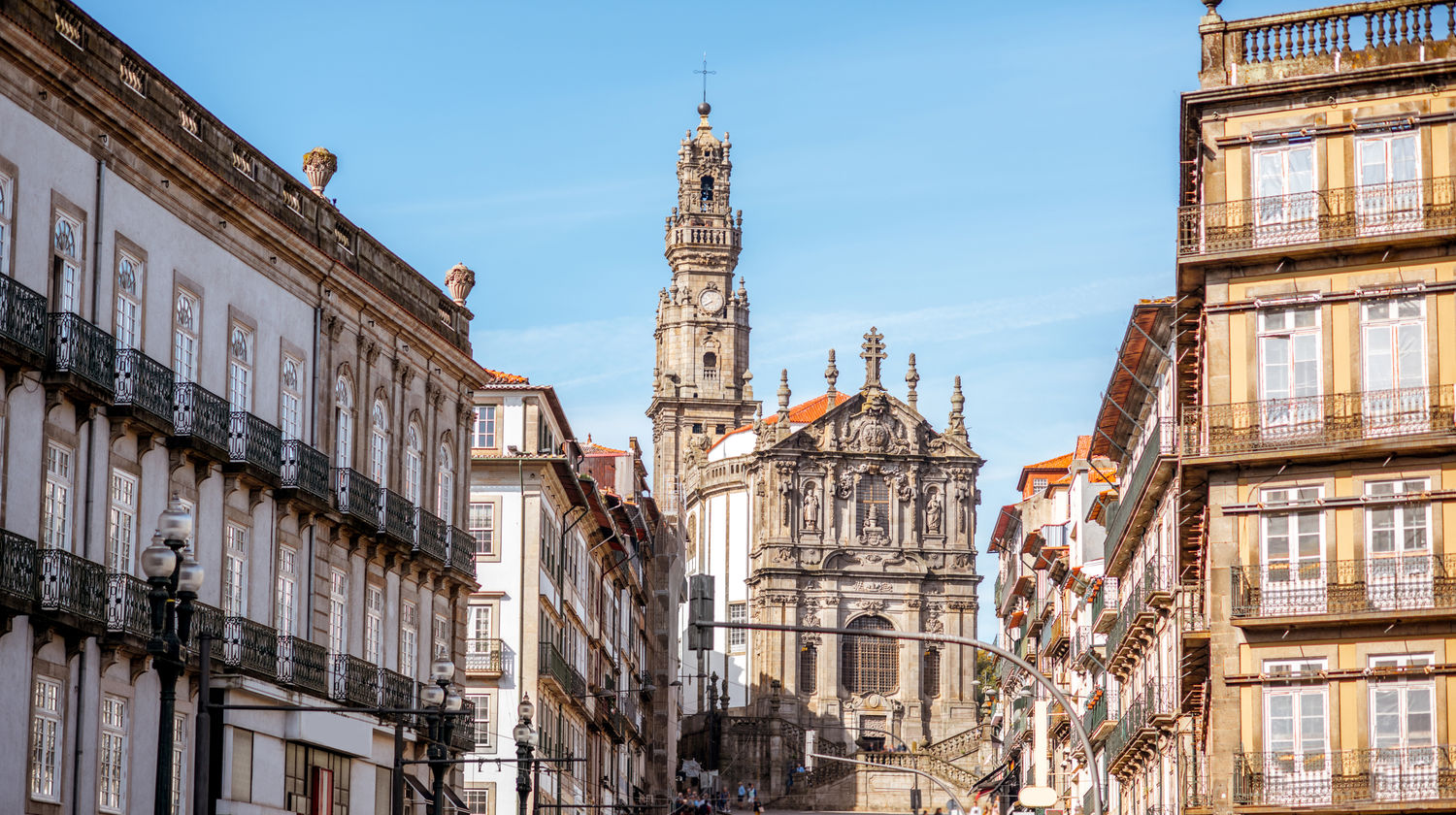 Clérigos Church in Porto, Portugal