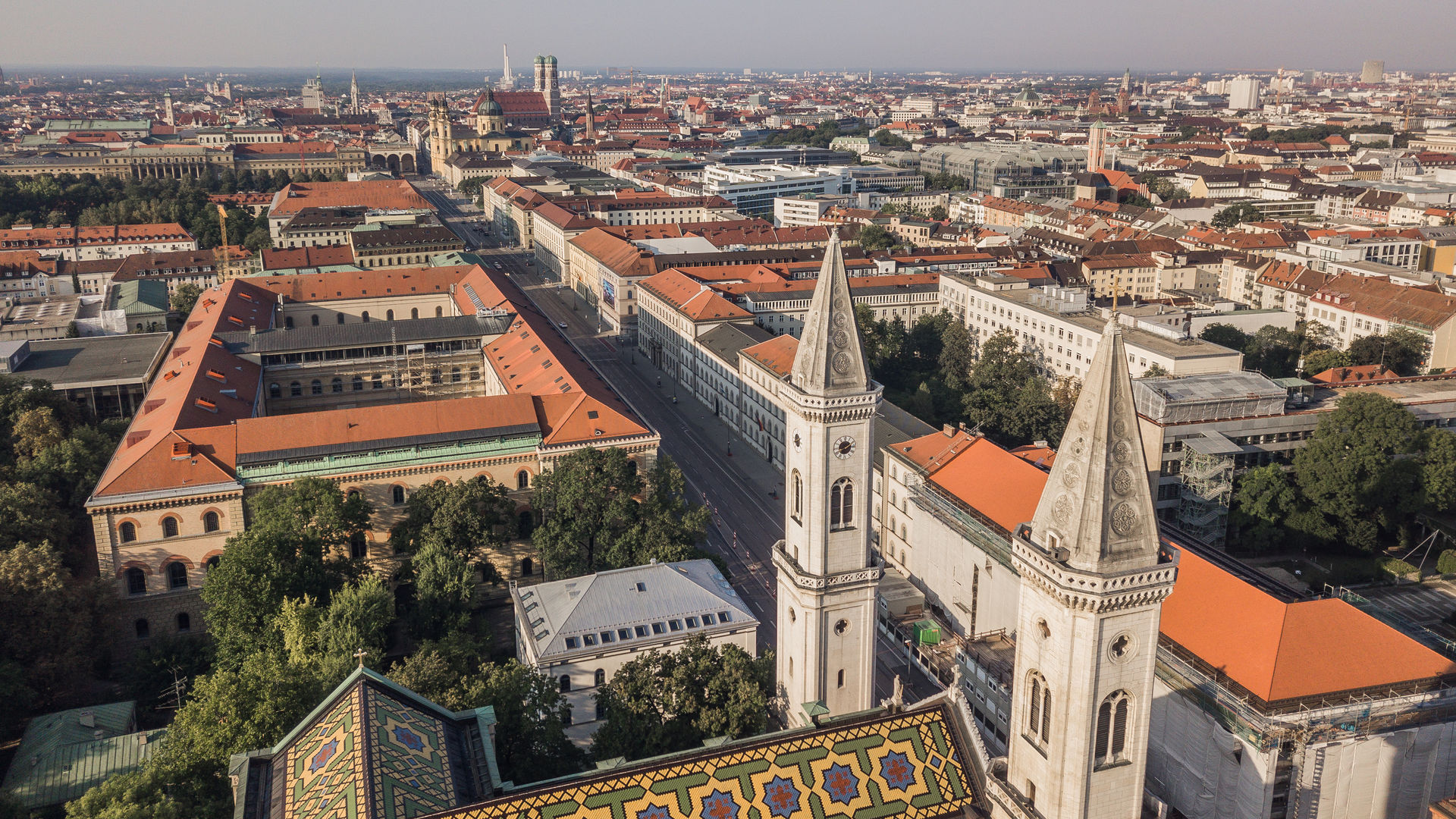 View of Center of Munich, Germany