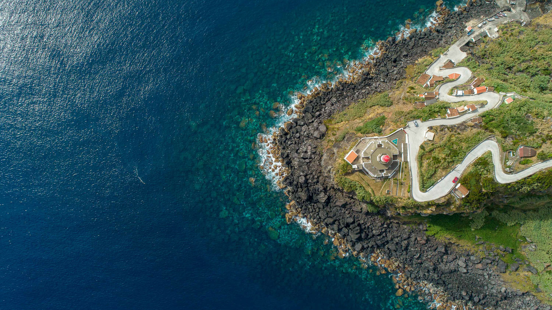 Arnel Lighthouse in Nordeste, São Miguel Island