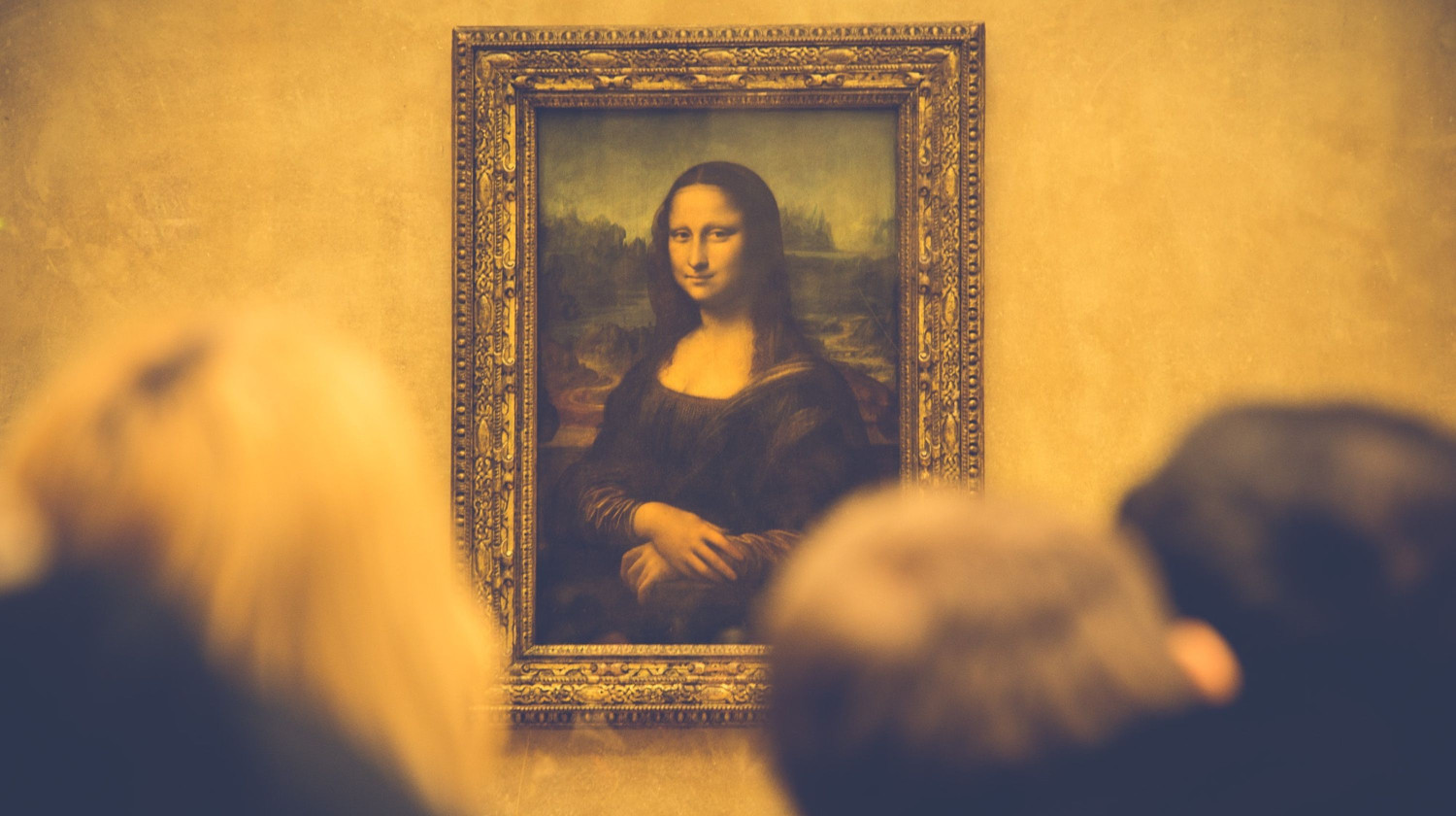 Mona Lisa in Louvre, Paris, France