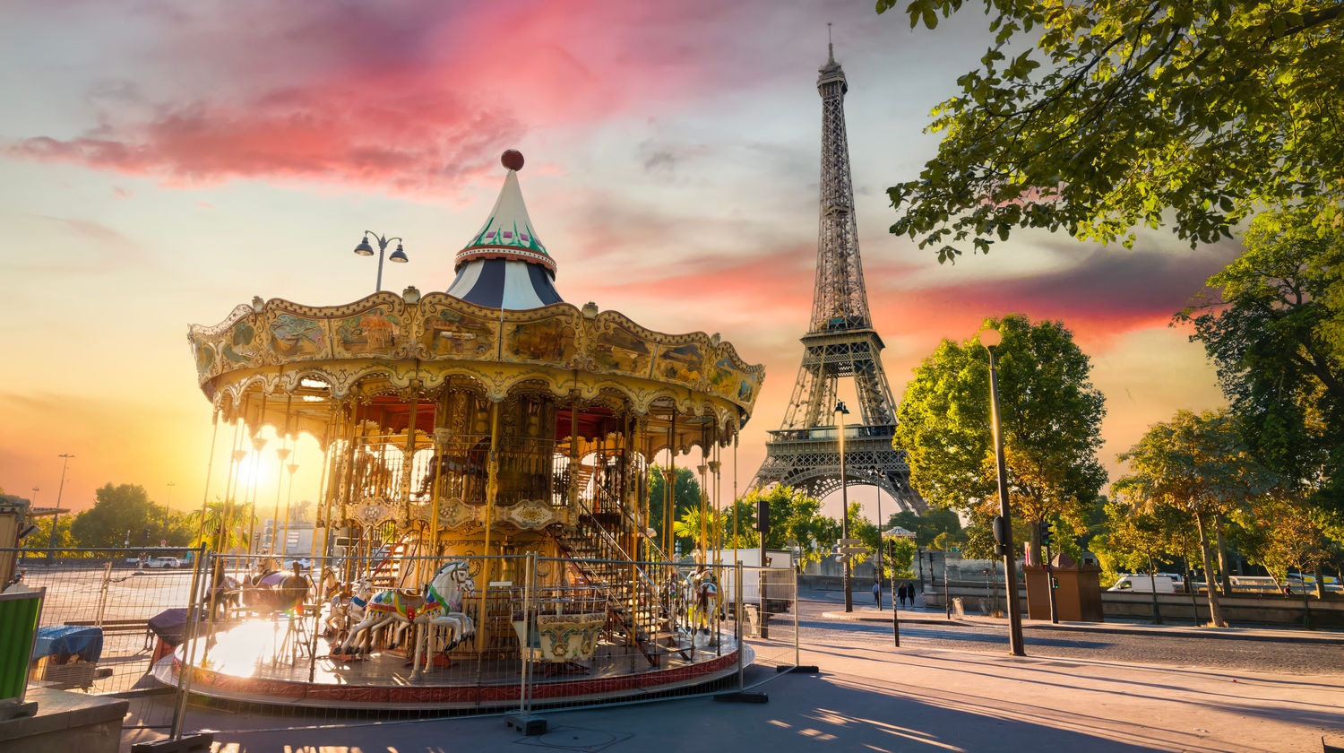 Carousel in the center of Paris