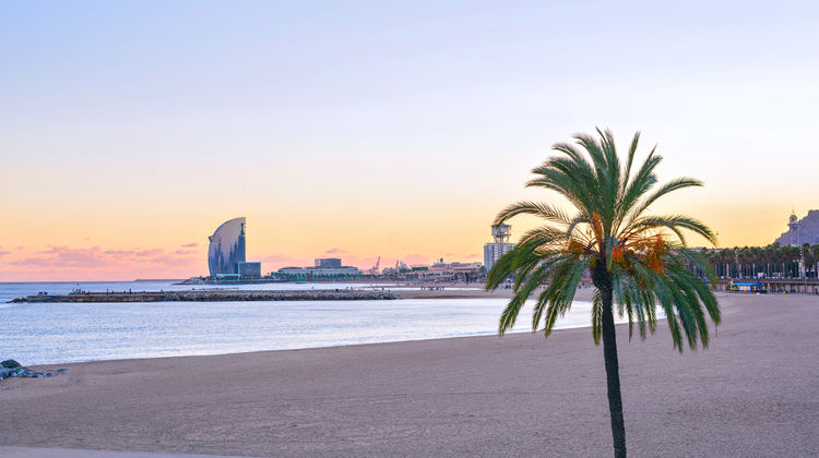 Barceloneta Beach, Barcelona, Spain