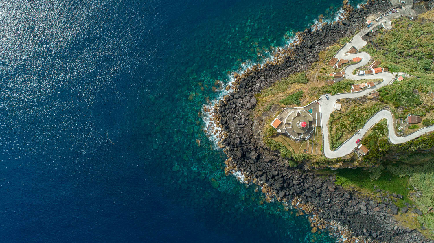 Arnel Lighthouse in Nordeste, São Miguel Island