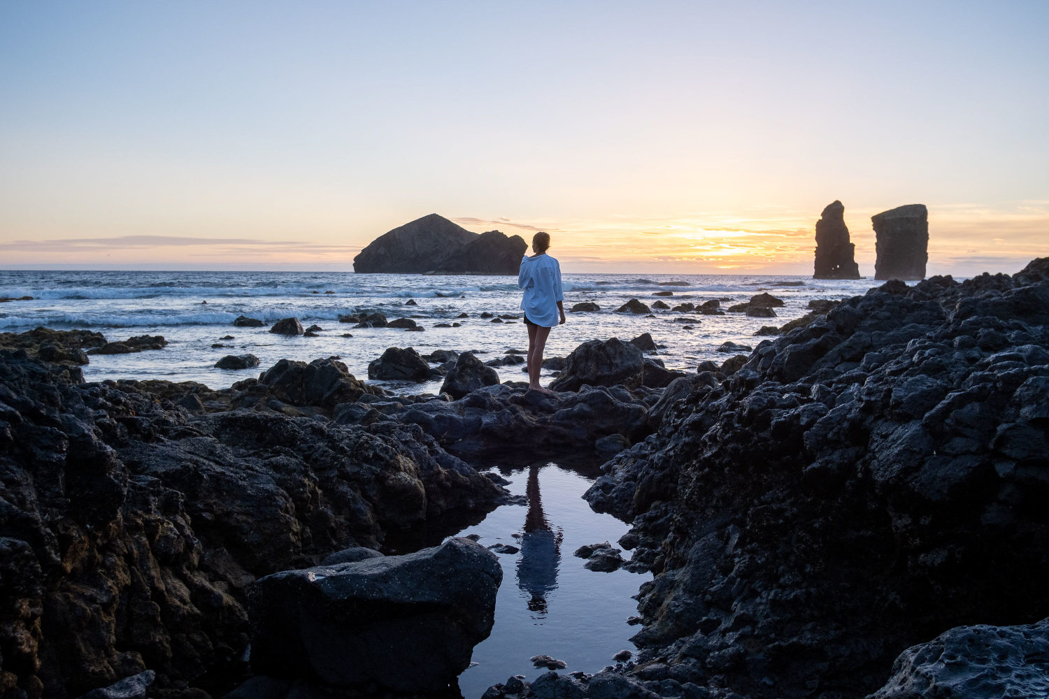 Praia dos Mosteiros, Ilha de São Miguel, Açores