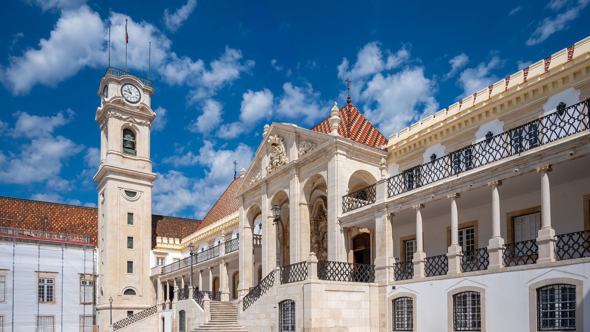 The historic University of Coimbra, one of the oldest in Europe.