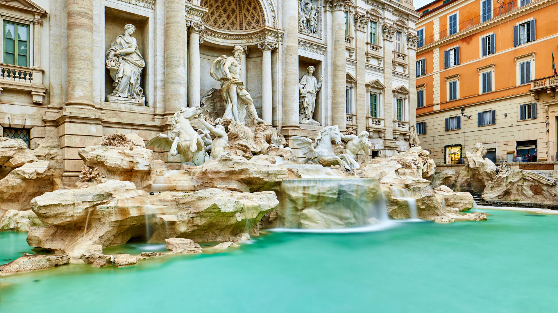 Trevi Fountain in Rome, Italy