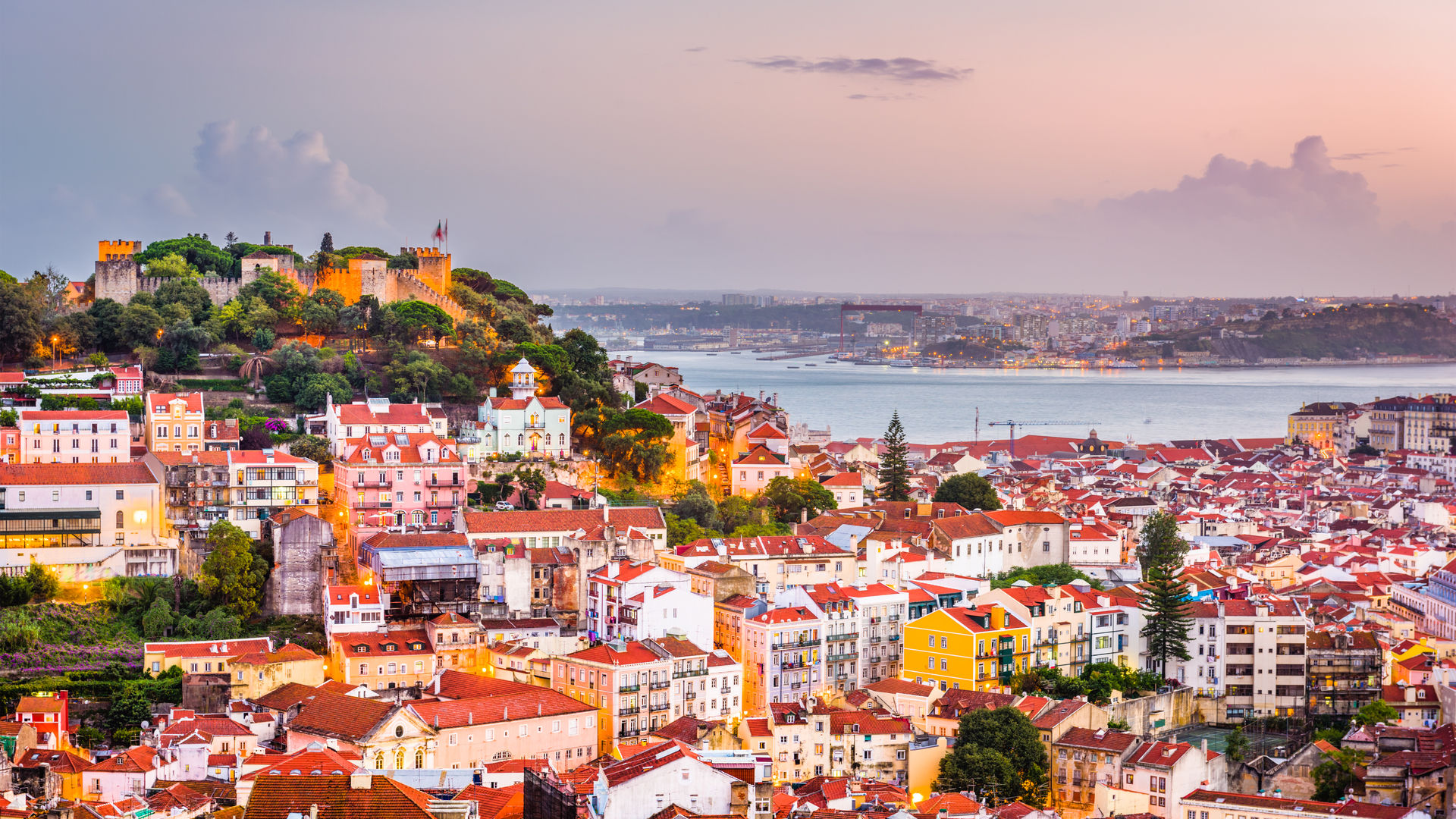 Lisbon Skyline in Portugal