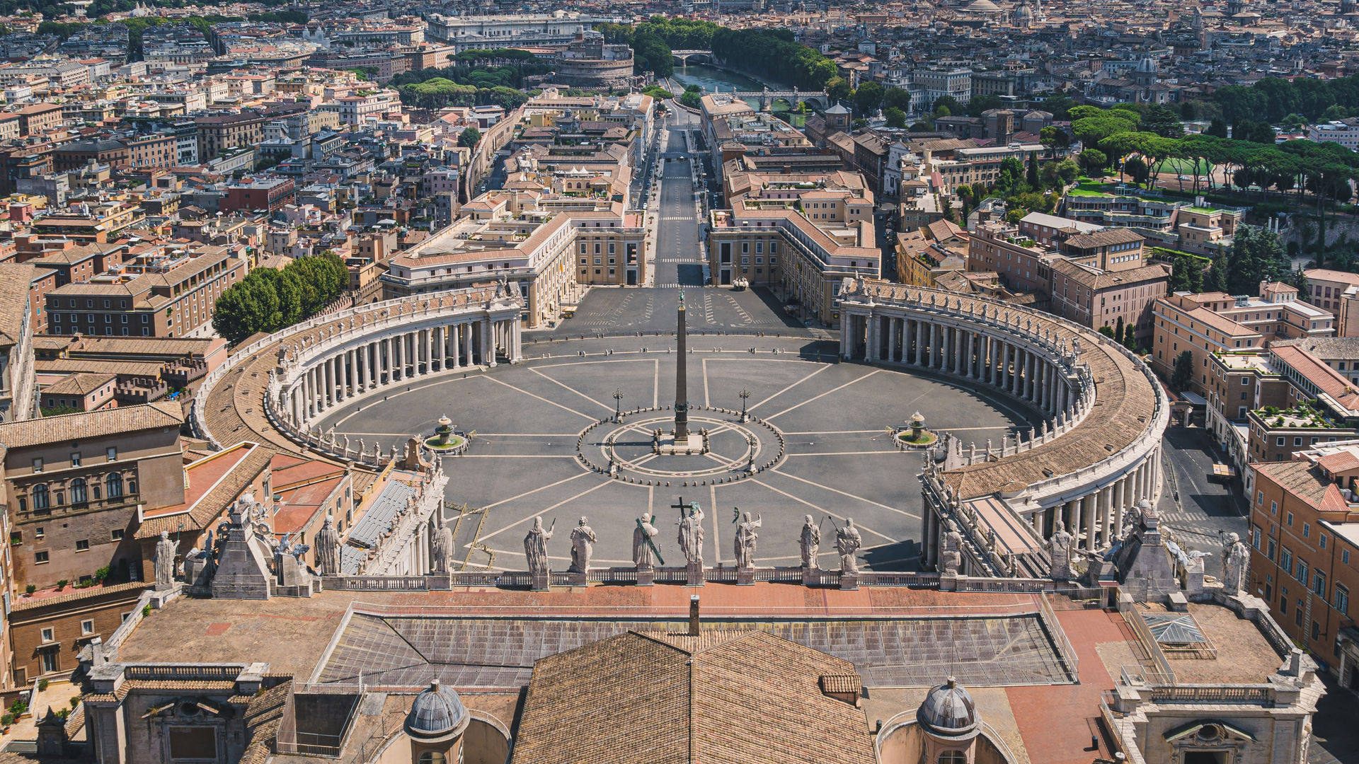 St. Peter’s Square in Vatican City, Rome
