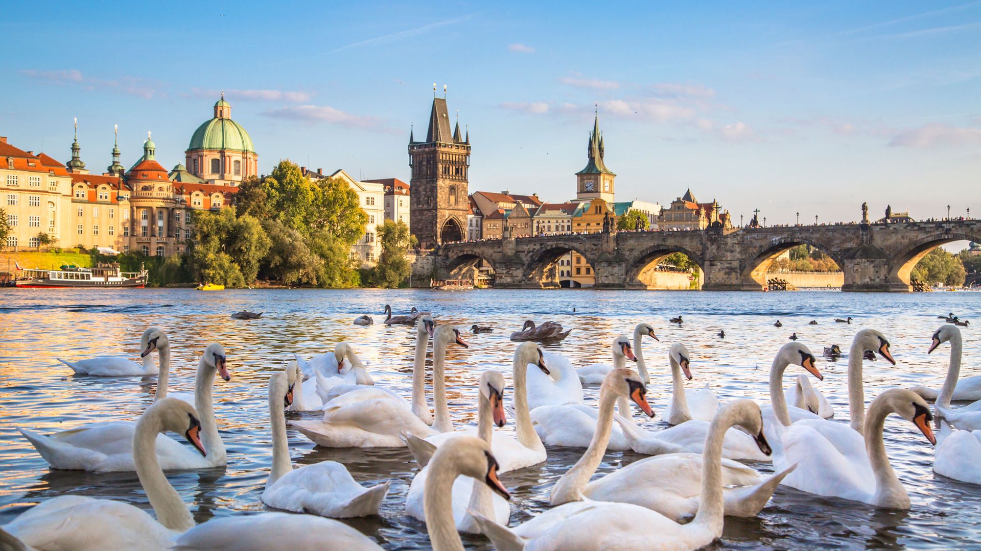 Charles Bridge and Old Town in Prague, Czech Republic