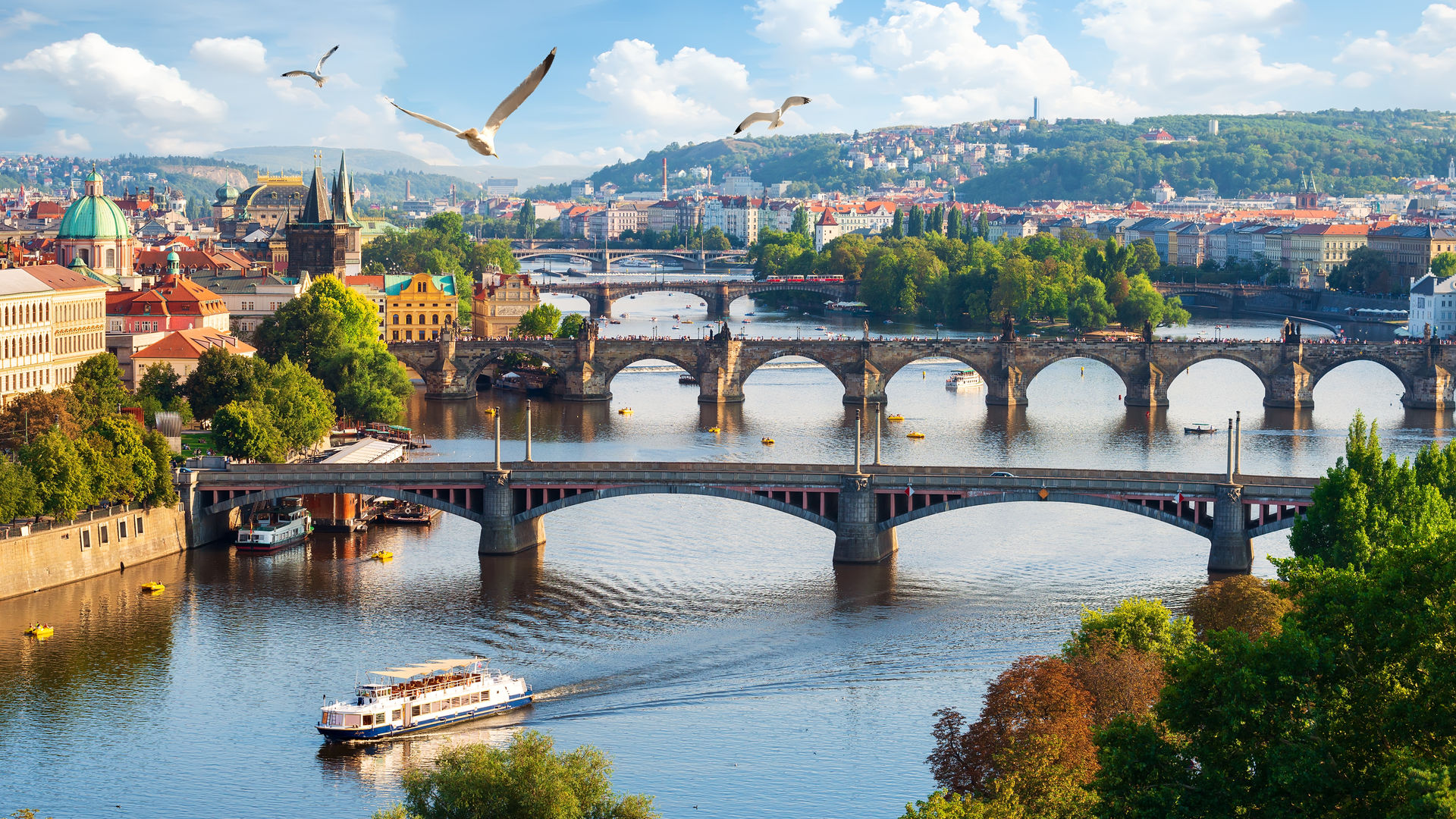 Bridges in Prague, Czech Republic