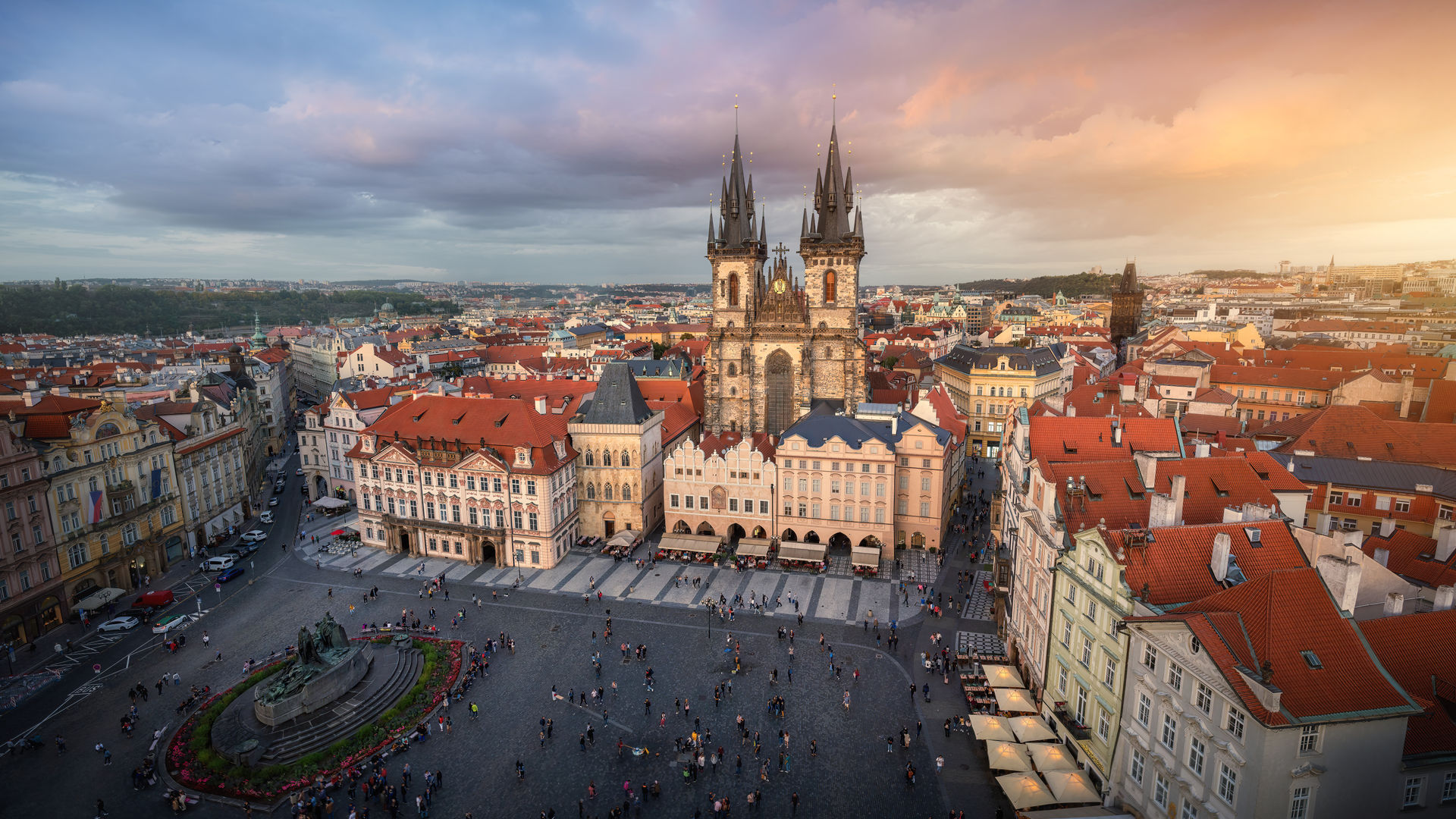 Old Town Square in Prague, Czech Republic