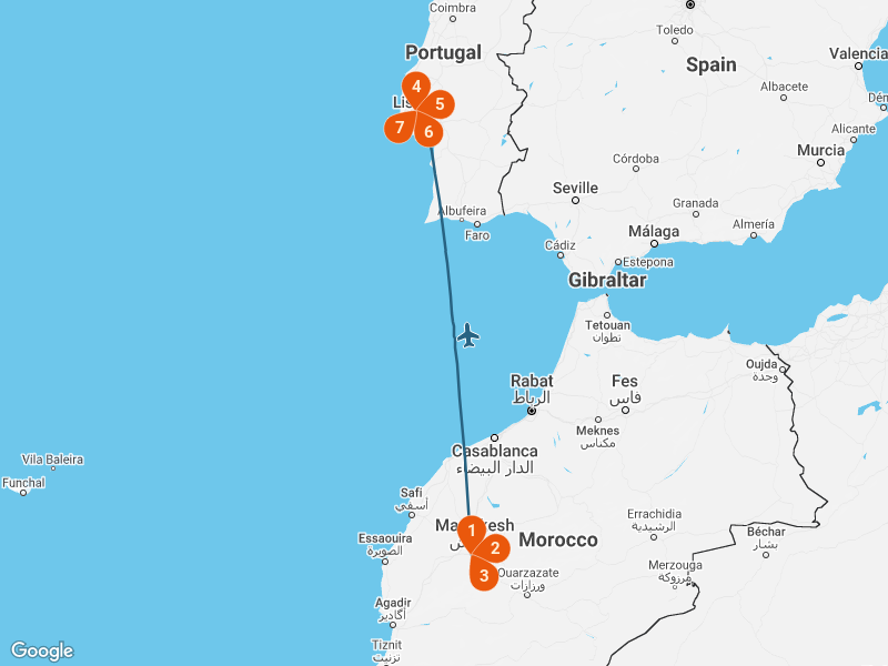 Lisbon & Marrakesh: Multi-Country Package