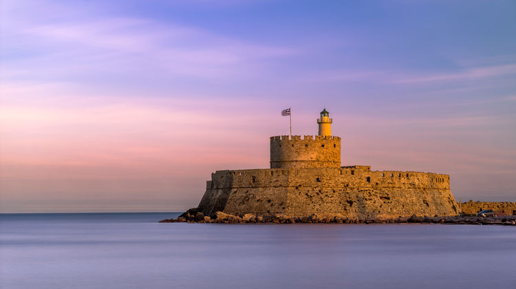 Fortress Mandraki, Rhodes Island, Greece