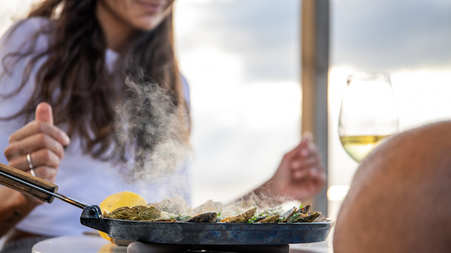 Grilled Limpets & Wine , São Miguel Island