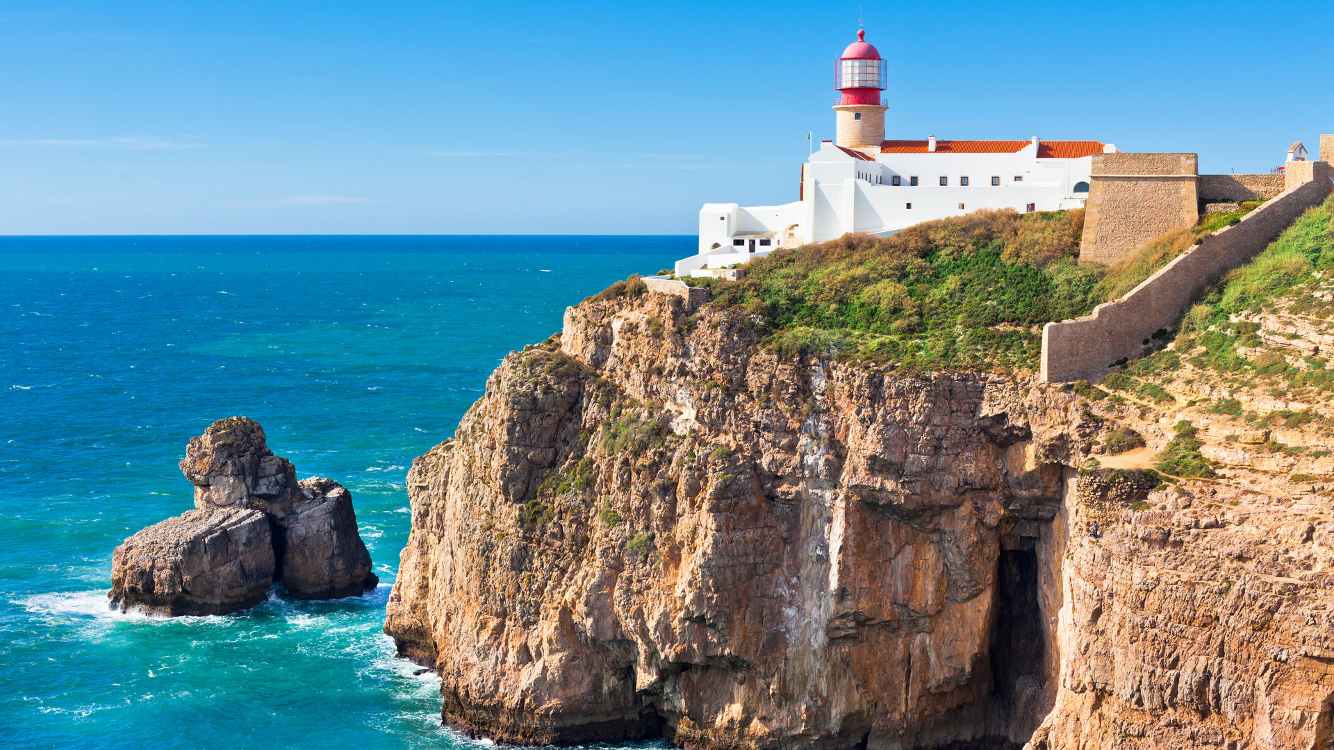 Cabo de São Vicente Lighthouse, Sagres, The Algarve