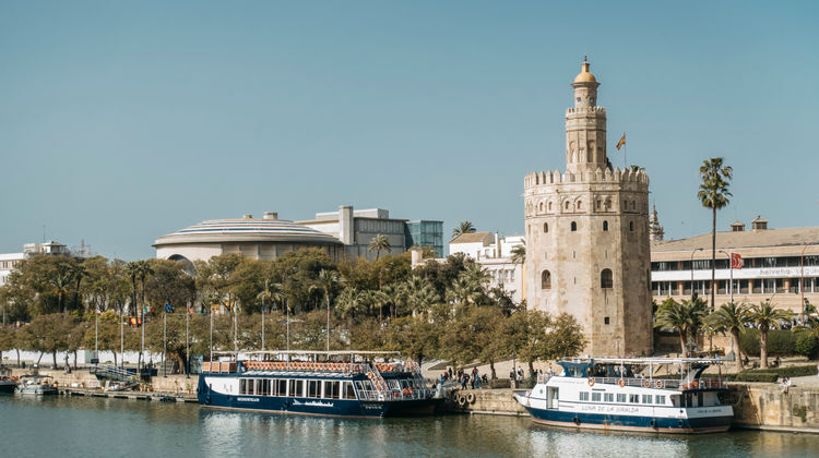 Torre del Oro & Guadalquivir River, Seville, Spain