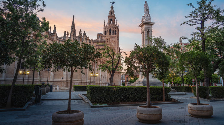 Plaza del Triunfo, Seville, Spain